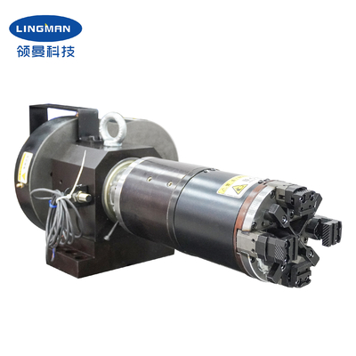 LINGMAN 125C Mandrin rotatif laser à double effet, alimentation par mandrin arrière