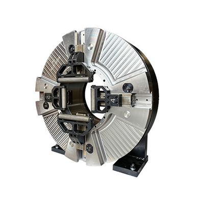 Efficacité quatre mâchoires rotatives pneumatiques fabricants de lamelles laser pour tube cutter machine CNC