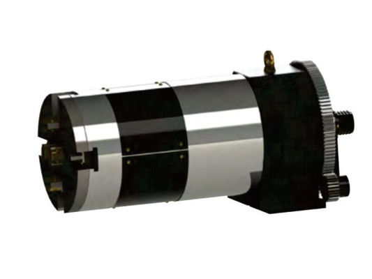 Mandrin d'alimentation à double action creux à quatre mâchoires à levier