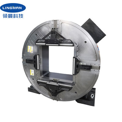LINGMAN Beut Grand Mandrin Creux 640mm Laser Rotatif à Mandrin Avant Force de Serrage 25KN pour Machines de Découpe de Tubes