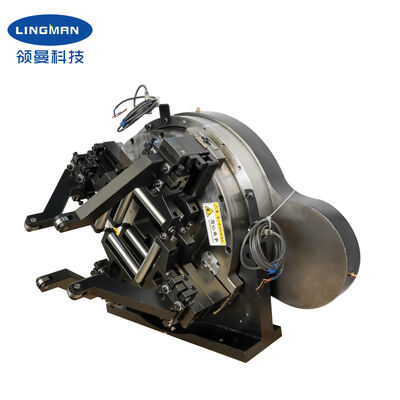 Mandrin de coupe biseautée laser Lingman 120mm 170mm 230mm 290mm Plage de serrage pneumatique pour machine de découpe de tubes