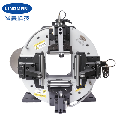 Chuck laser avec 124 mm de course à la mâchoire, 0,6KN de force de serrage, et 6-130 mm de portée de serrage pour les machines de découpe de tubes