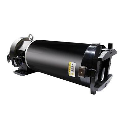 Mandrin laser avec broche rotative indépendante et action de serrage rapide pour une découpe laser précise des tuyaux
